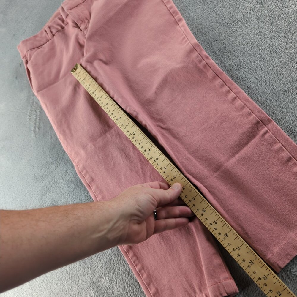 Old Navy Womens 8 Pink Pixie Ankle Slim Fit Stretch Pull On Pants - Picture 4 of 9